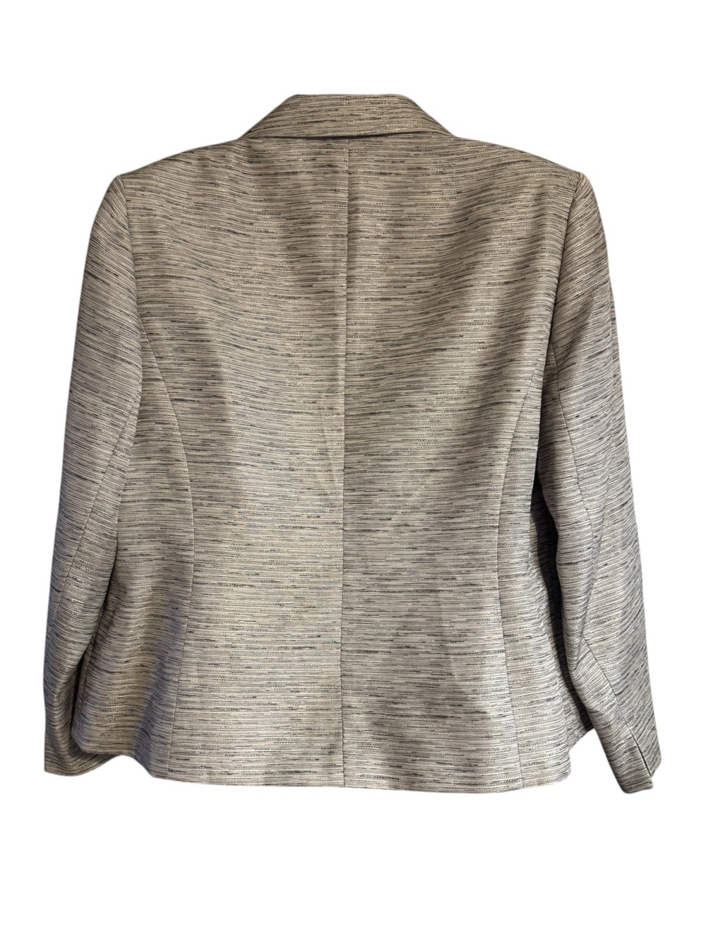 NWT  RET: $90   Jones Studio Gray Tweed Button-Front Blazer SIZE: 16W    #CL - Picture 5 of 9